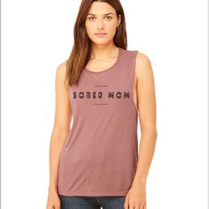 Elegant Soft “sober mom” tank
